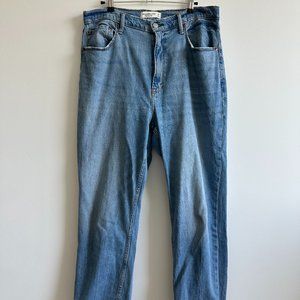 Abercrombie & Fitch Womens The Ankle Straight Curve Love Jeans Size 32